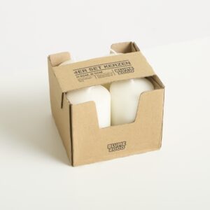 Kerze Creme 4er-Set