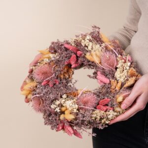 Trockenblumenkranz Multicolor