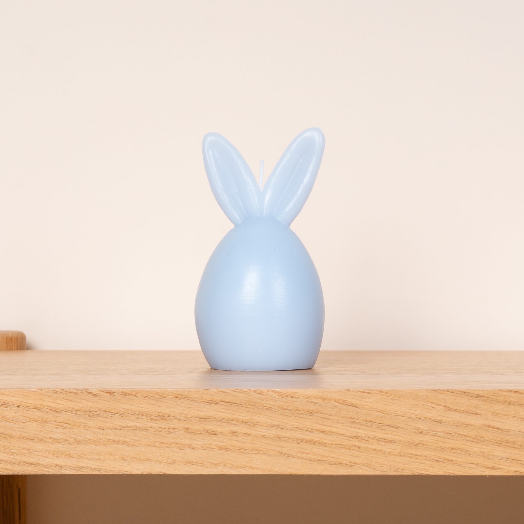 Deko Kerze Hase Stehende Ohren Blau