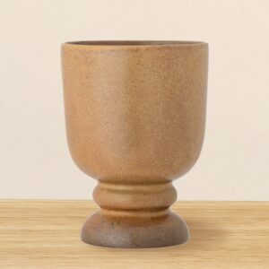 Bloomingville Steingut Übertopf Parvez Braun - 19 cm