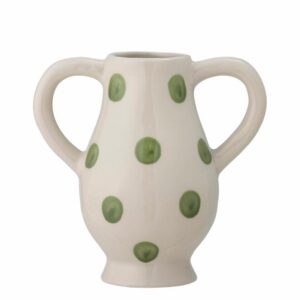 Bloomingville Steingut Vase Asrin Grün