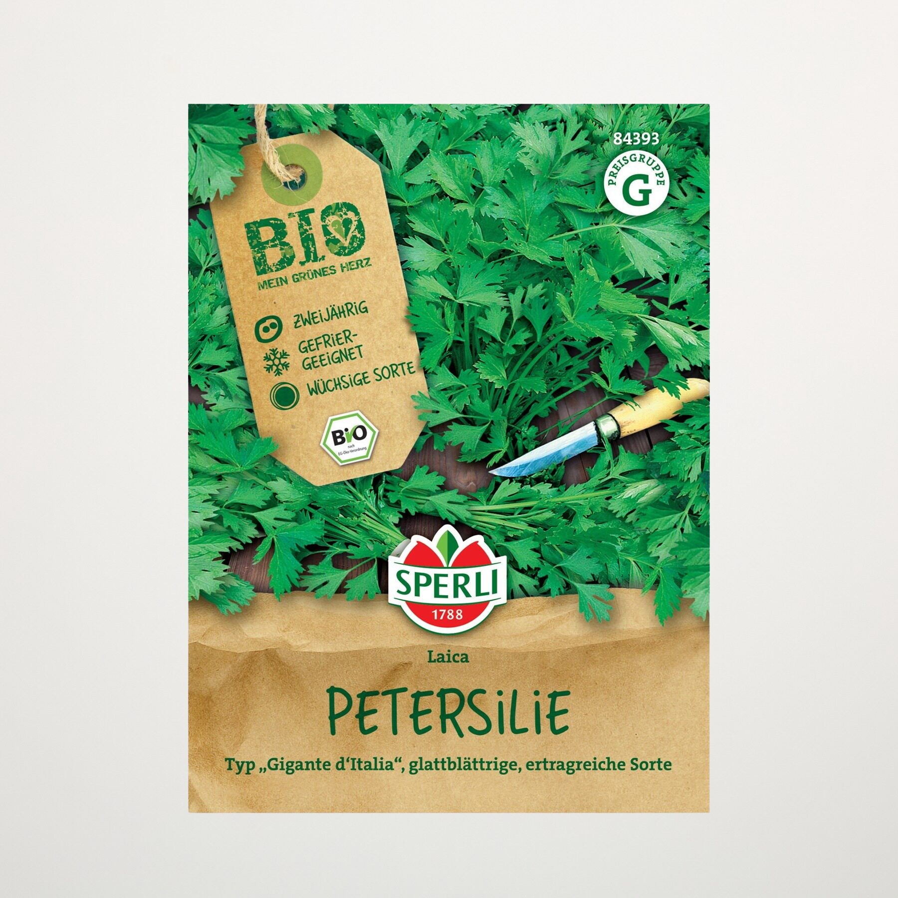 Glatte Petersilie 'Leica' Samen BIO