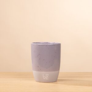 BLUME2000 Becher "LOVE" Taupe