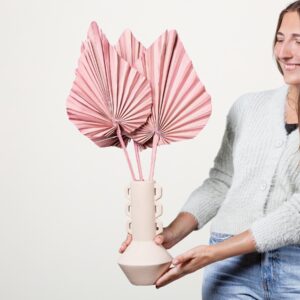 Trockenblumenbund Palm Spear Rosa
