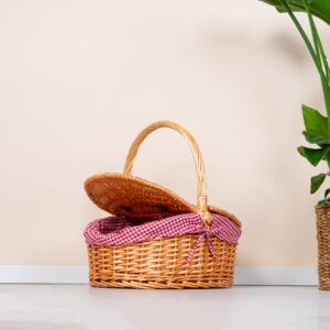 Rattan Picknickkorb Natur