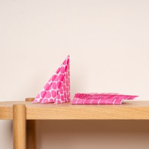 Papierservietten Ovales Design Rosa - 20 tlg.