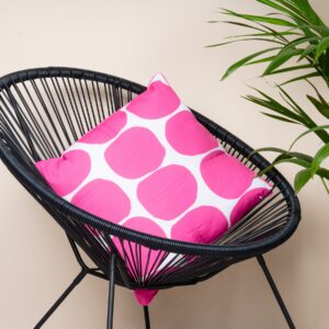 Kissen Ovales Design Rosa
