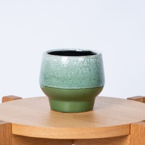 Keramik Übertopf Grün - 10,5 cm