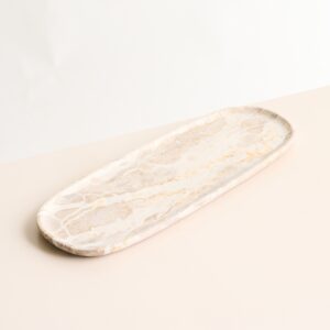 Marmor Tablett Beige