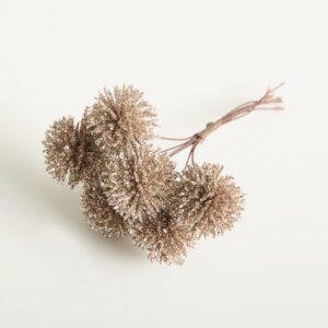 Deko Pick Glitzer Goldfarben