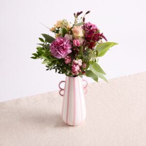 Herbstgruß mit Vase