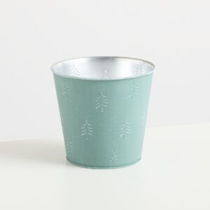 Zink Gefäß Mint - 16 cm