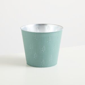 Zink Gefäß Mint - 20 cm