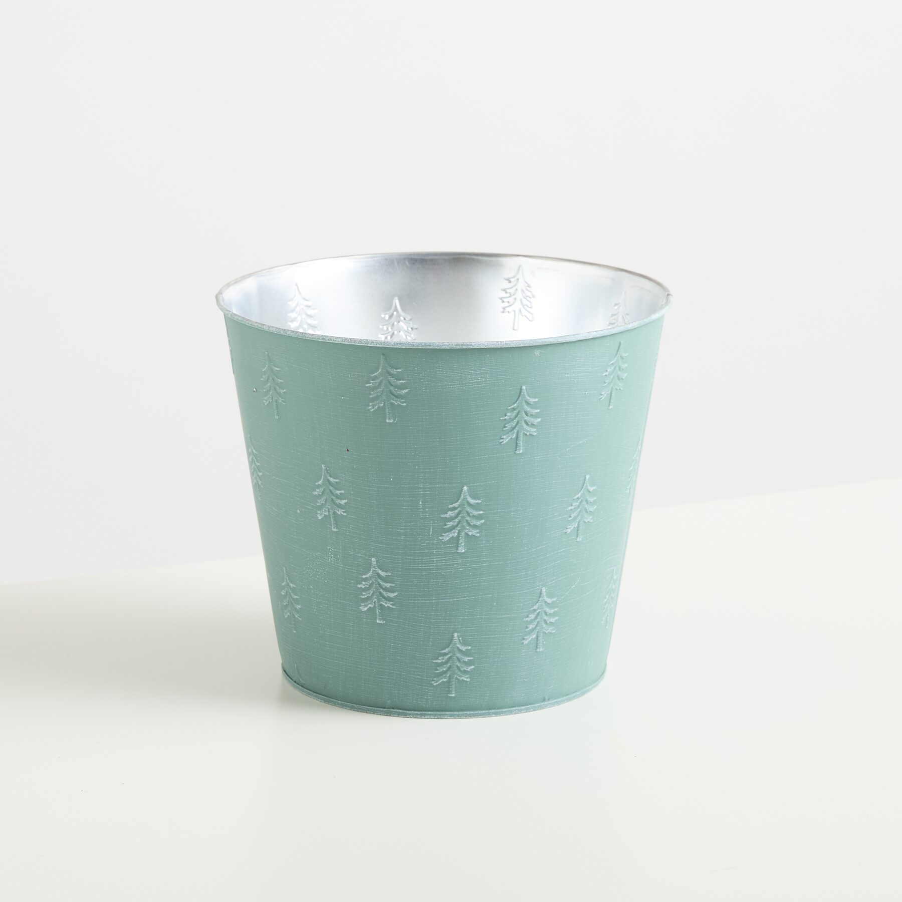 Zink Gefäß Mint - 20 cm