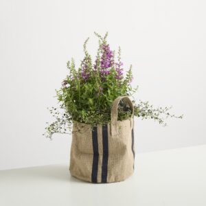 Jute Pflanzsack Dunkelgrau - 25 cm
