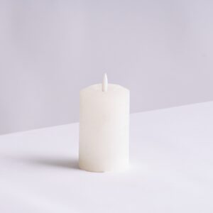 LED Kerze Creme - 12 cm