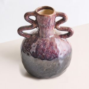 Steingut Vase Zyrus Reaktiv