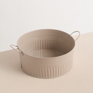Zinkwanne Taupe - 24 cm