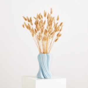 3D Druck Vase Keramik Klein Blau