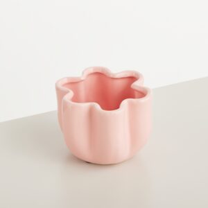 Keramik Übertopf Rosa - 13 cm