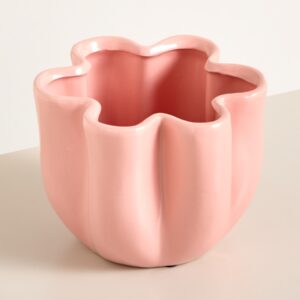 Keramik Übertopf Rosa - 18 cm