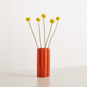 Keramik Vase Orange