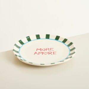 Steingut Essteller "More Amore"