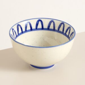Steingut Schale Blau