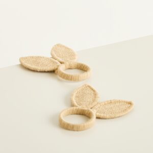 Serviettenring Hasenohren Beige