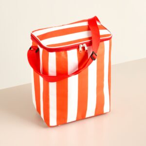 Kühltasche Orange/Weiß