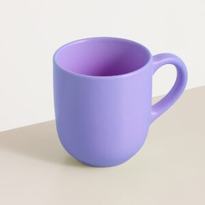 Steingut Becher Pastell Lila