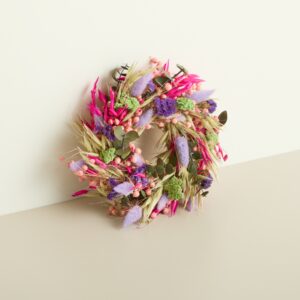 Trockenblumenkranz Flieder Mix