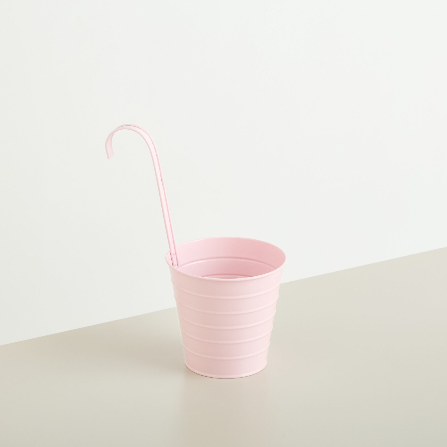 Metall Hängetopf Rosa - 13 cm