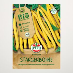 Gelbe Stangenbohne 'Neckargold' Samen BIO