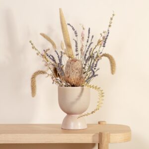 DIY Trockenblumengesteck Soft Pastels