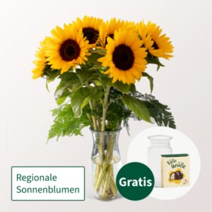 7 Sonnenblumen im Bund