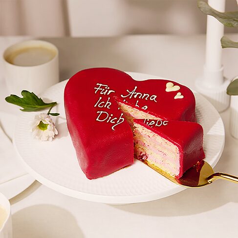 Konditoren-Herztorte beschriftbar – Bild 4