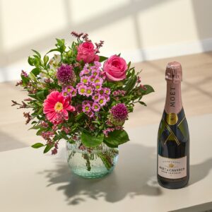 Für dich mit Moet Rosé Champagner 0,375l