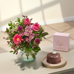 Für dich mit Blumen-Sachertorte 200g