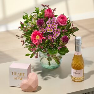 Für dich mit Geschenkset Schaumparty