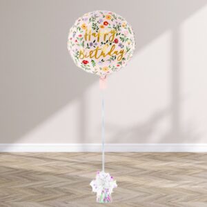 Heliumballon-Geschenk ?Happy Birthday? Boho Flower