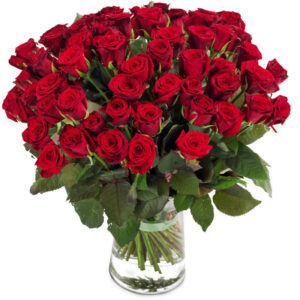 Roter Rosenstrauß