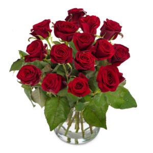 Roter Rosenstrauß