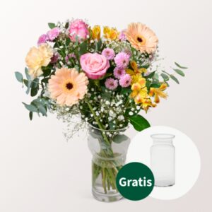 Blumenstrauß Glücksgefühl