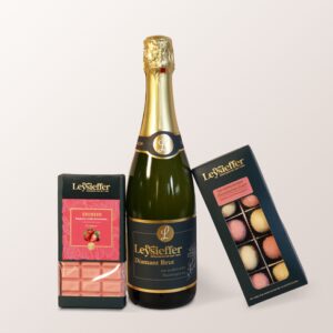 Geschenkbox Erdbeer & Champagner