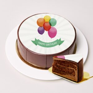 Dessert-Motiv-Torte ?Happy Birthday? Dessert-Motiv-Torte ?Happy Birthday?