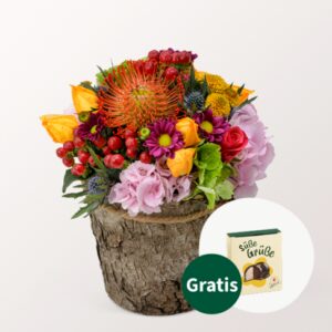 Weiße Orchidee im Topf
