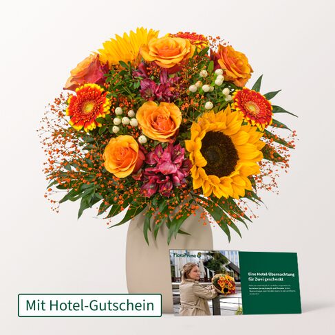 Blumenstrauß Landliebe & Hotelgutschein