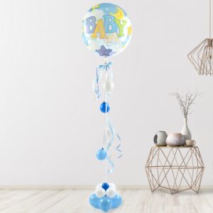 Riesenballon-Präsent Baby Boy (190 cm) Riesenballon-Präsent Baby Boy (190 cm)