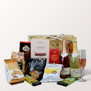 Geschenkbox Sekt und Knabbereien Geschenkbox Sekt und Knabbereien